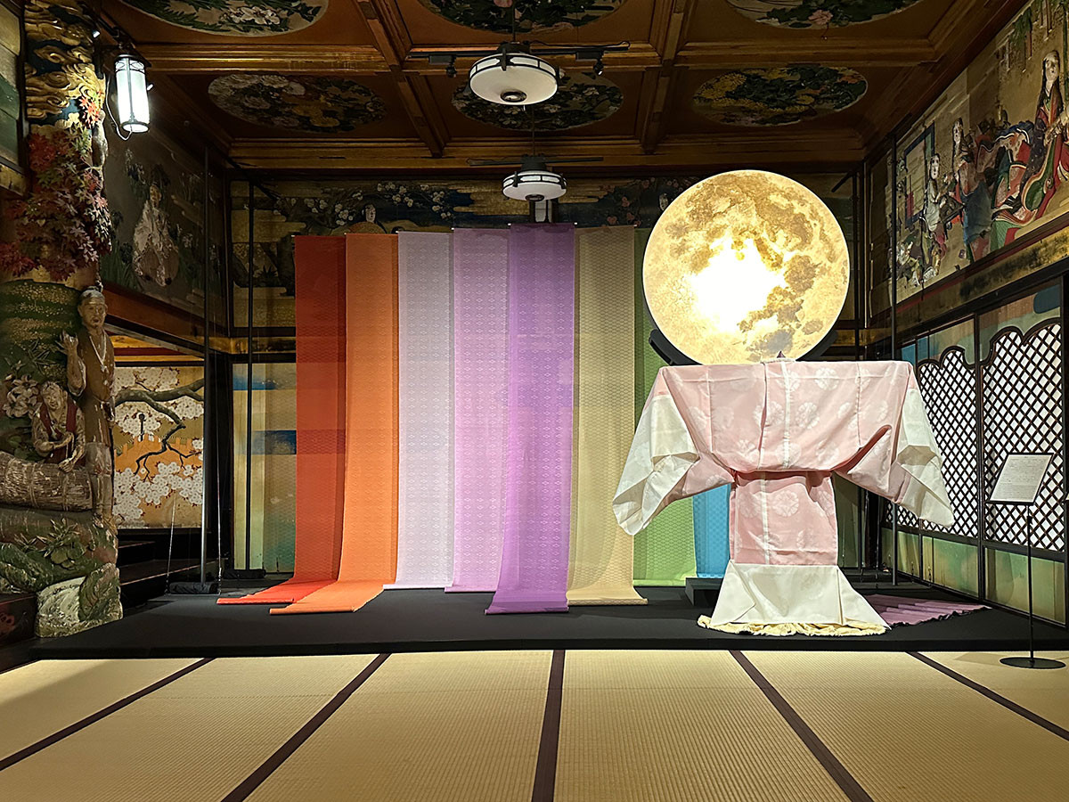 東京都指定有形文化財 「百段階段」「月百姿×百段階段 ~五感で愉しむ月めぐり」会場