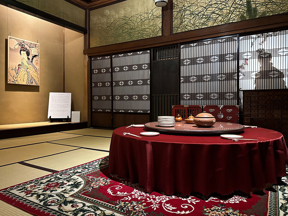 東京都指定有形文化財 「百段階段」「月百姿×百段階段 ~五感で愉しむ月めぐり」会場