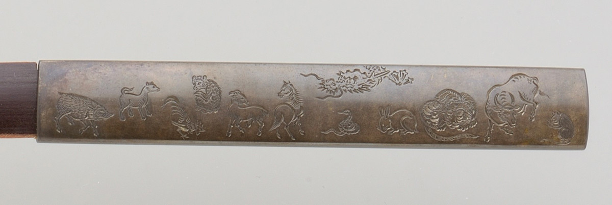 《小柄　十二支図》