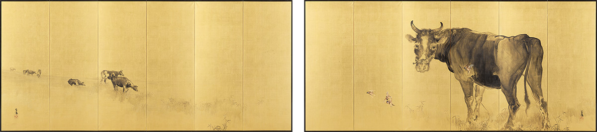 《春郊放牛圖》