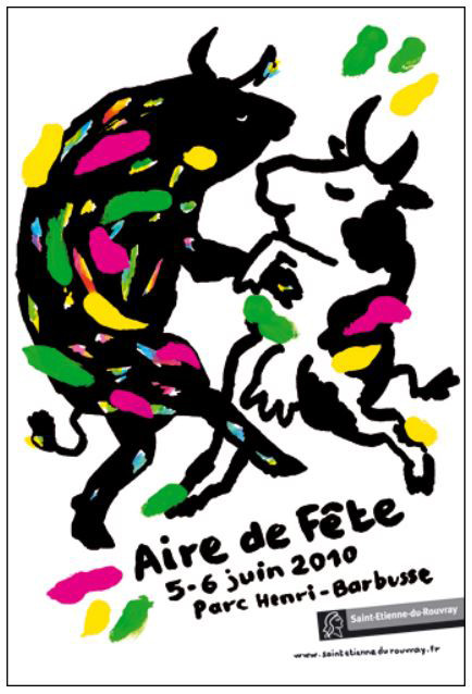 《祭りのイベント案内ポスター（Saint-Étienne du - Rouvray ）》