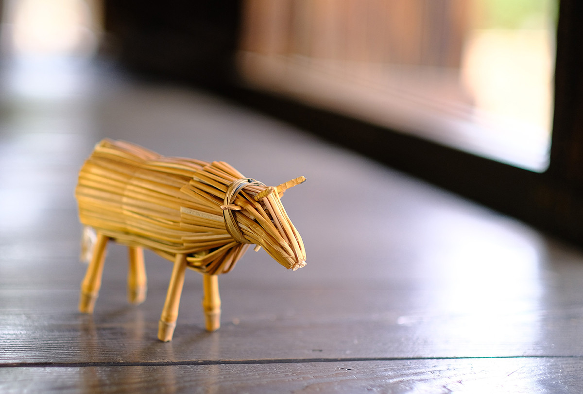 《荻細工「牛」》