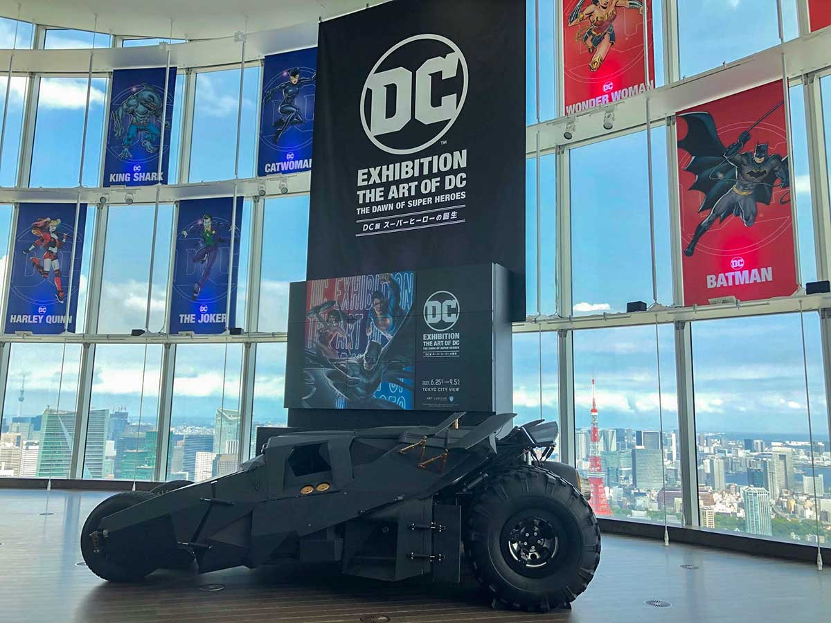 バットマン、スーパーマンなど、アメコミを代表するキャラが六本木に集結