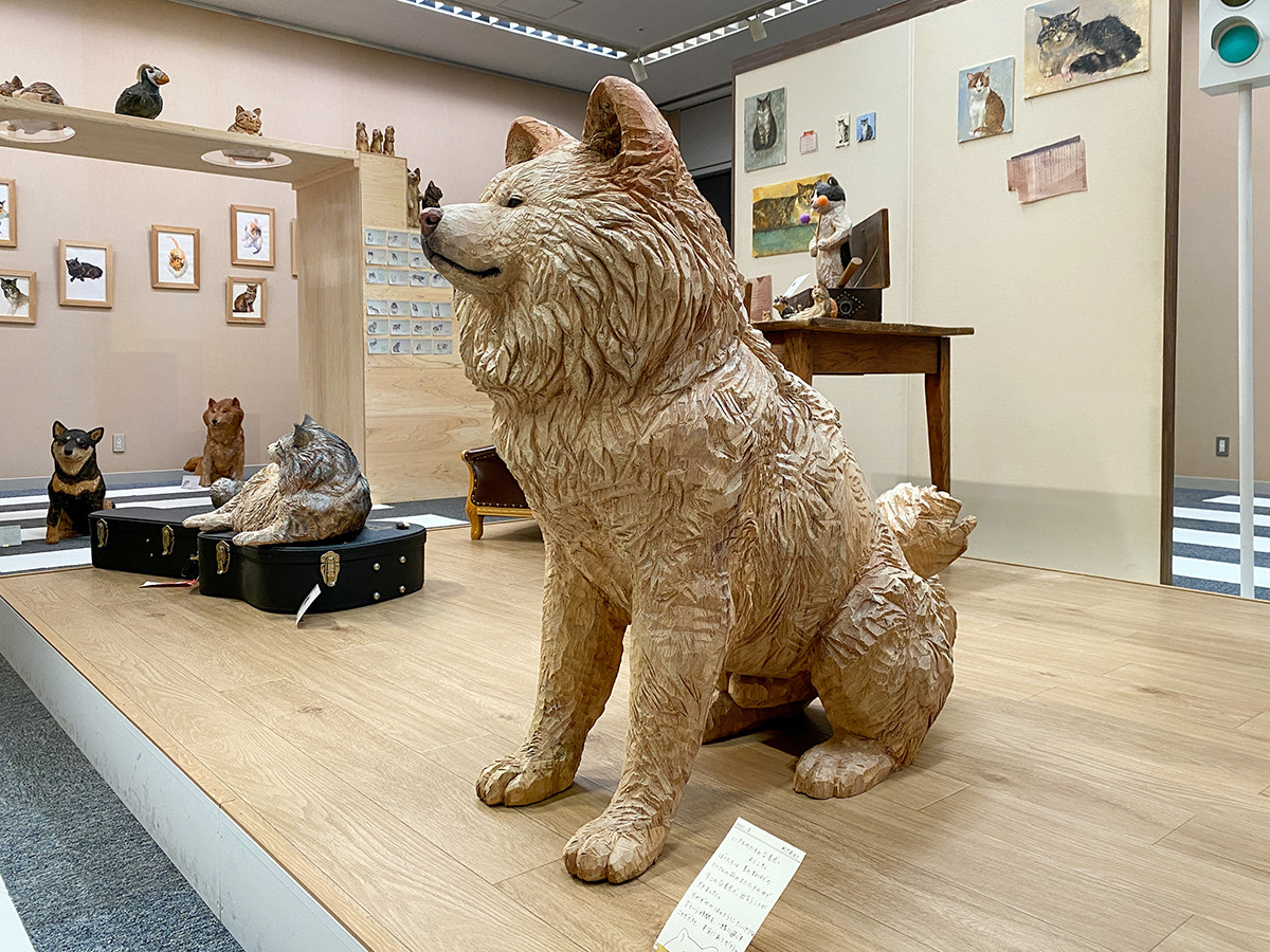はしもとみお　木彫展　いきものたちの交差点