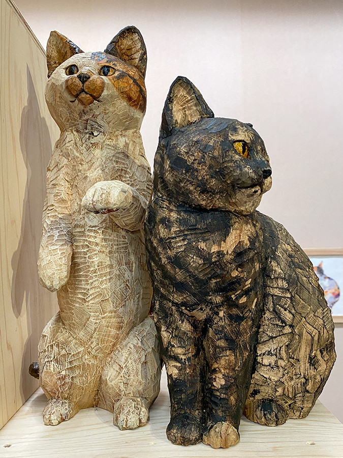 はしもとみお　木彫展　いきものたちの交差点