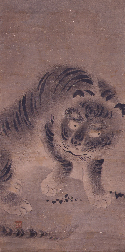 《竜虎図（虎）》