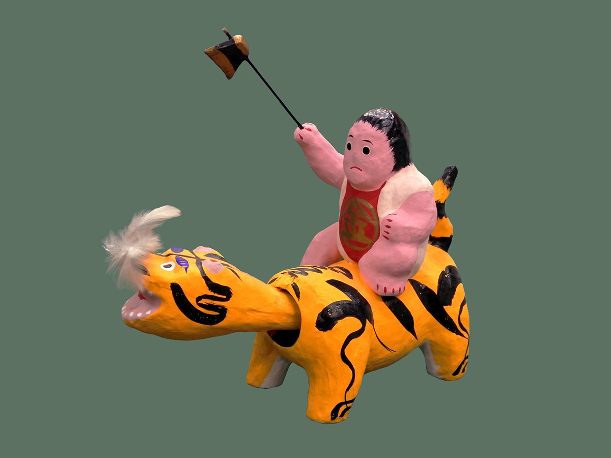 《虎乗り金太郎》　