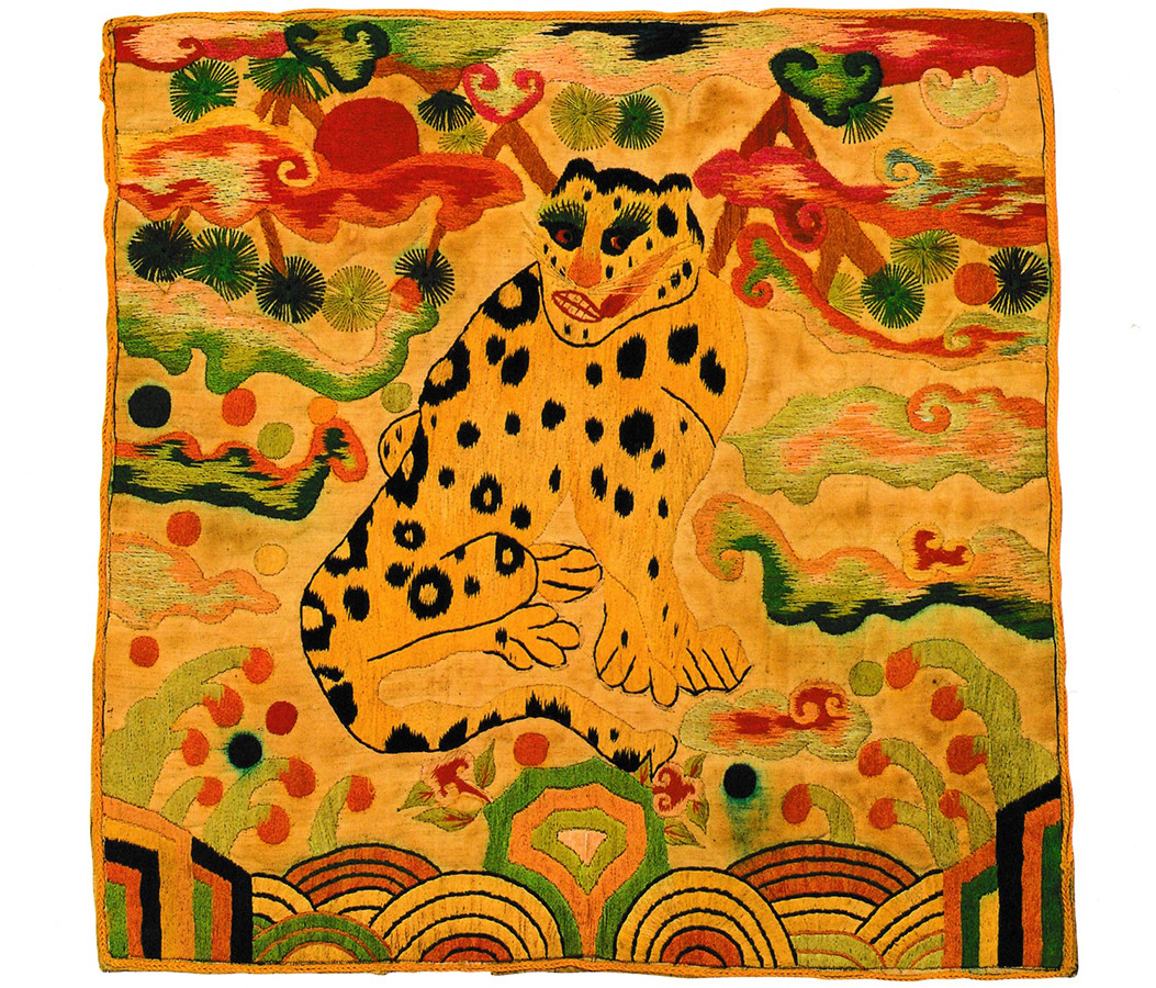 《李朝刺繍胸背》