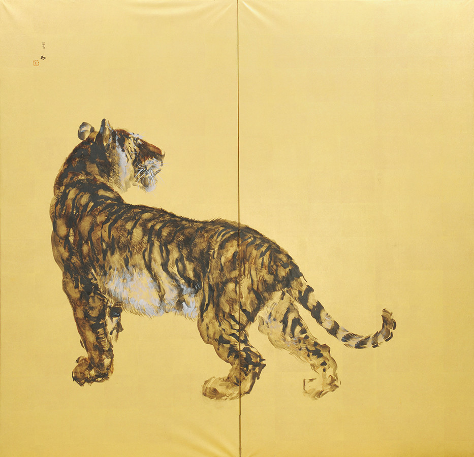 《虎図》