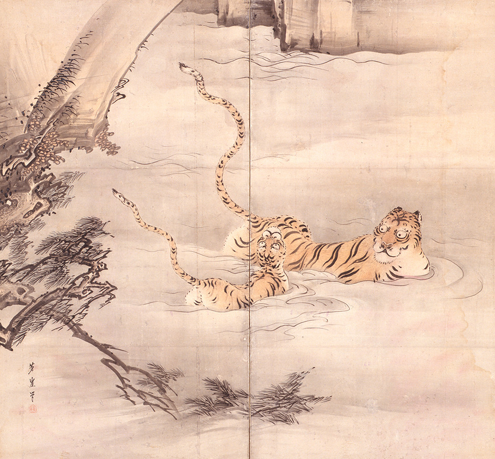 《虎図》