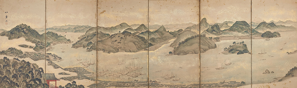 《尾道浦絵屏風》
