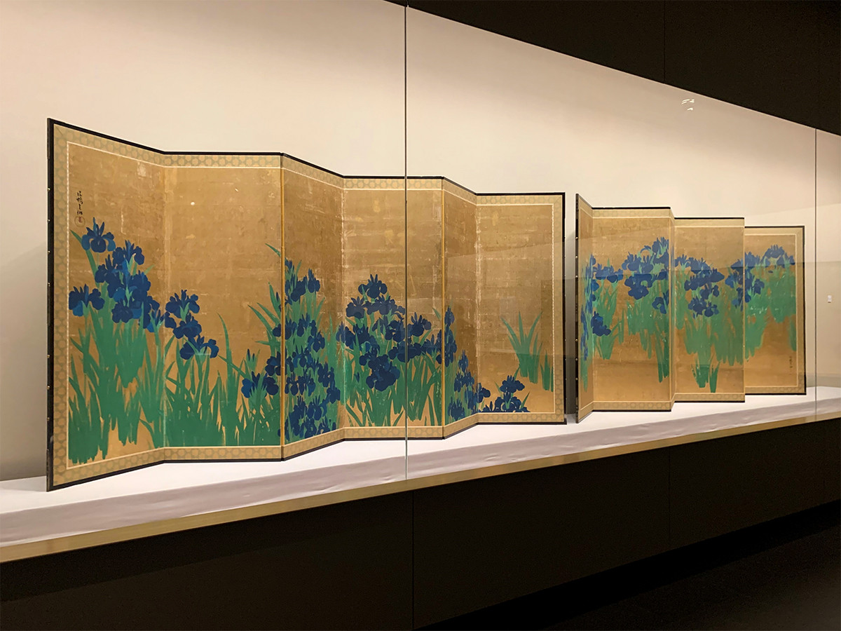 燕子花図屏風の茶会 ― 昭和12年5月の取り合わせ