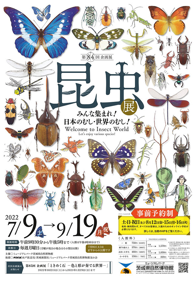 昆虫展 -みんな集まれ！日本のむし・世界のむし！-