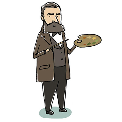 ミレーさん（山梨県立美術館）