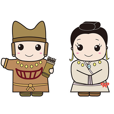 はにわくん・はにこちゃん（戸田市立郷土博物館）