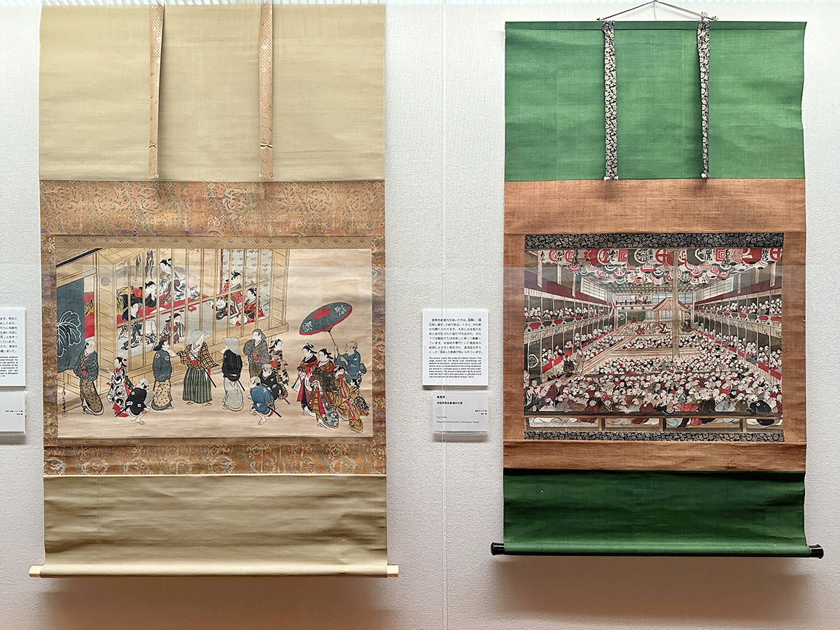 葛飾応為「吉原格子先之図」 ―肉筆画の魅力 レポート アイエム[インターネットミュージアム]