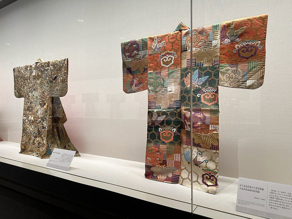 国宝 雪松図と能面×能の意匠