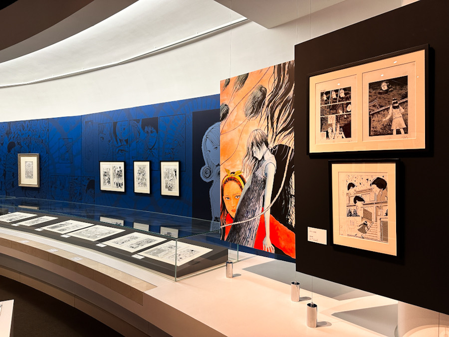 伊藤潤二展 誘惑 色紙3点セット 世田谷文学館限定＋フライヤー 世田谷