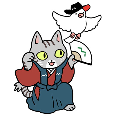 にゃがさき奉行・れきブンチョウ（長崎歴史文化博物館）