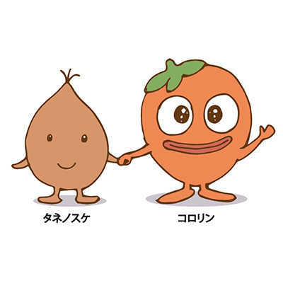 コロリンとタネノスケ（東北歴史博物館）