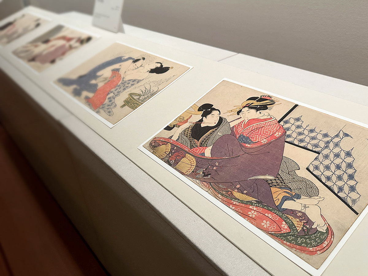 歌麿 北斎 肉筆画撰 春画　　レトロ 北斎の傑作、歌麿の大作…肉筆春画の名品がずらり ― 京都・細見