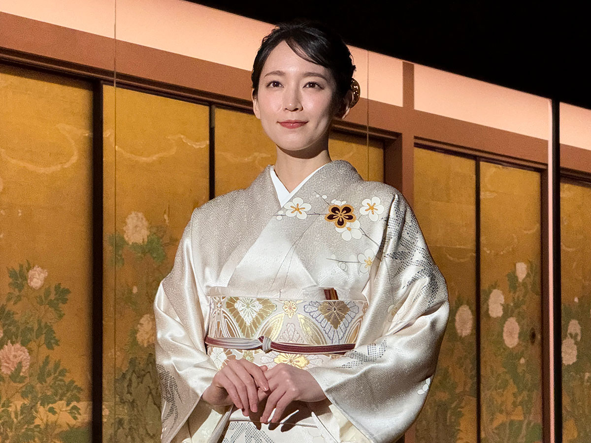 東京国立博物館 特別展「旧嵯峨御所 大覚寺」内覧会に吉岡里帆さんが登場、美しい会場を絶賛