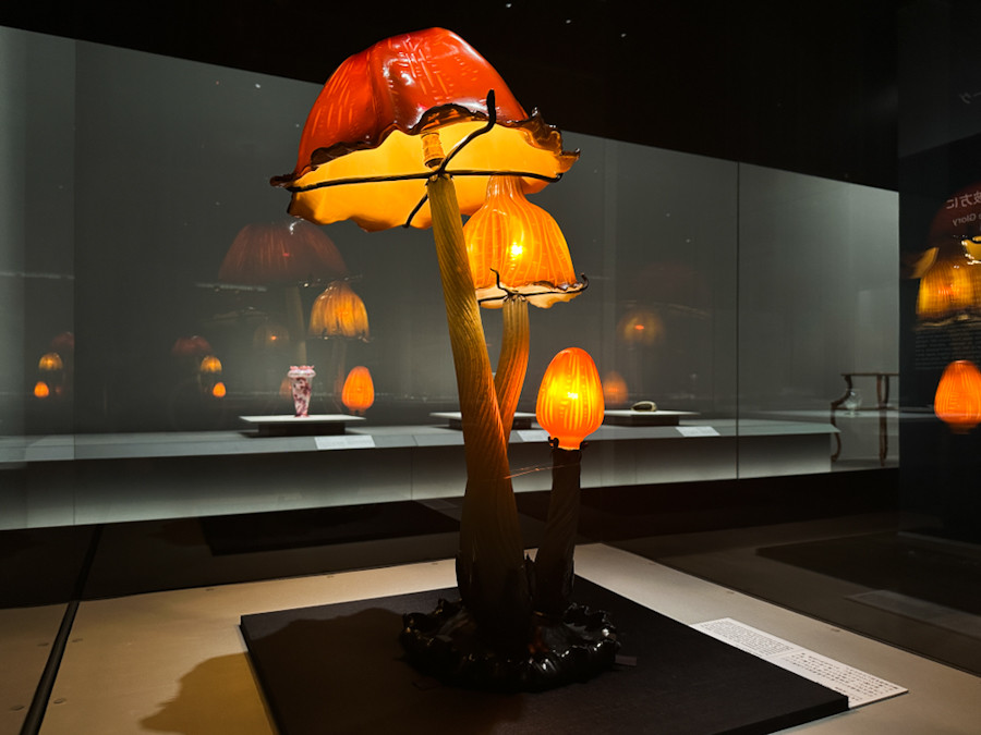 サントリー美術館「没後120年 エミール・ガレ:憧憬のパリ」会場