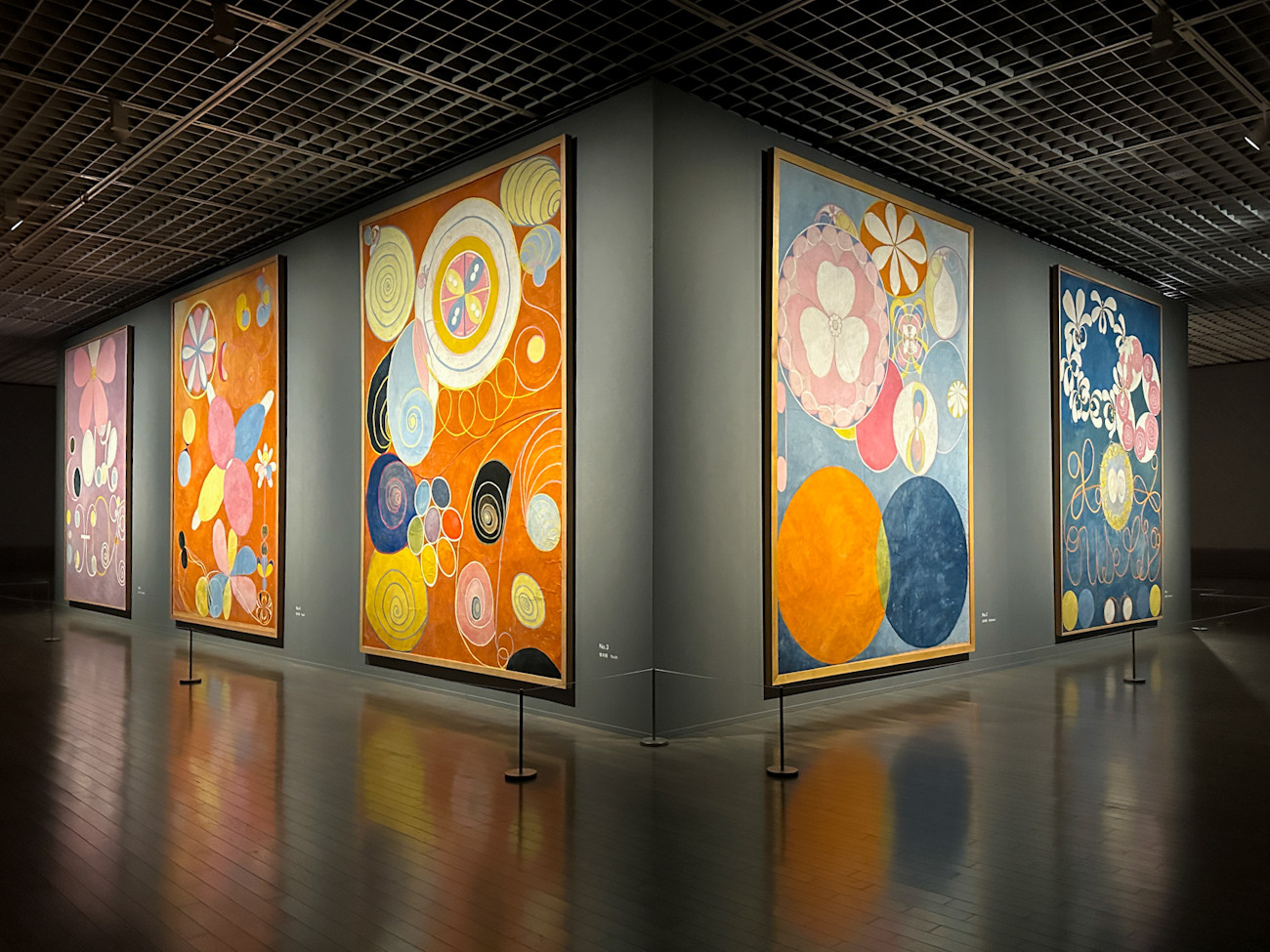 東京国立近代美術館「ヒルマ・アフ・クリント展」会場