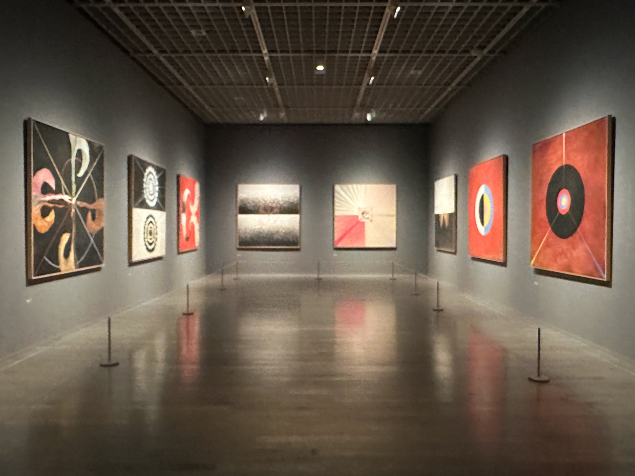東京国立近代美術館「ヒルマ・アフ・クリント展」会場