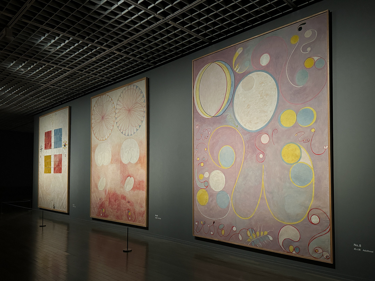 東京国立近代美術館「ヒルマ・アフ・クリント展」会場