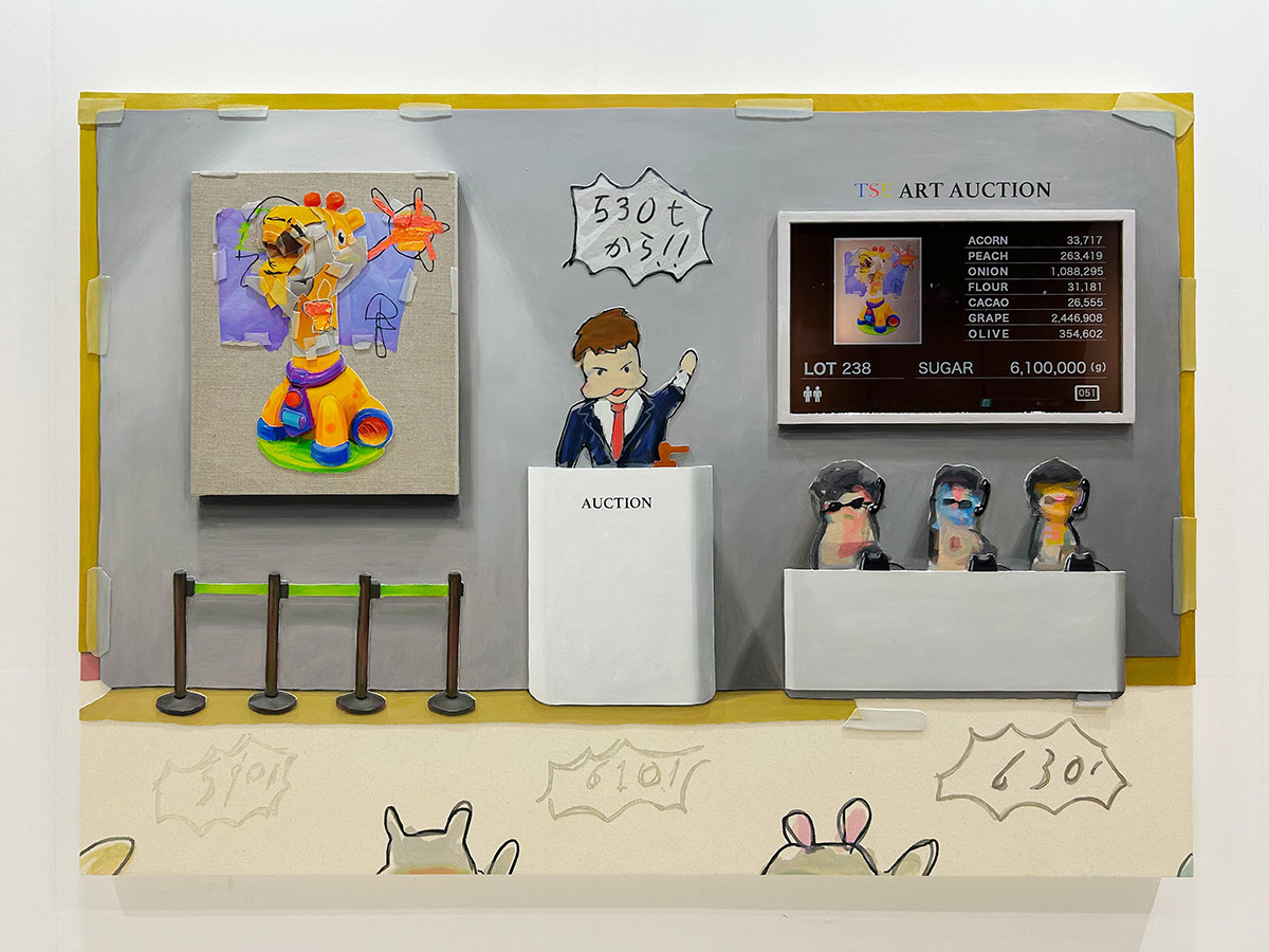 「アートフェア東京2025」会場より Tomohiro Takahashi《SUGER FREE》