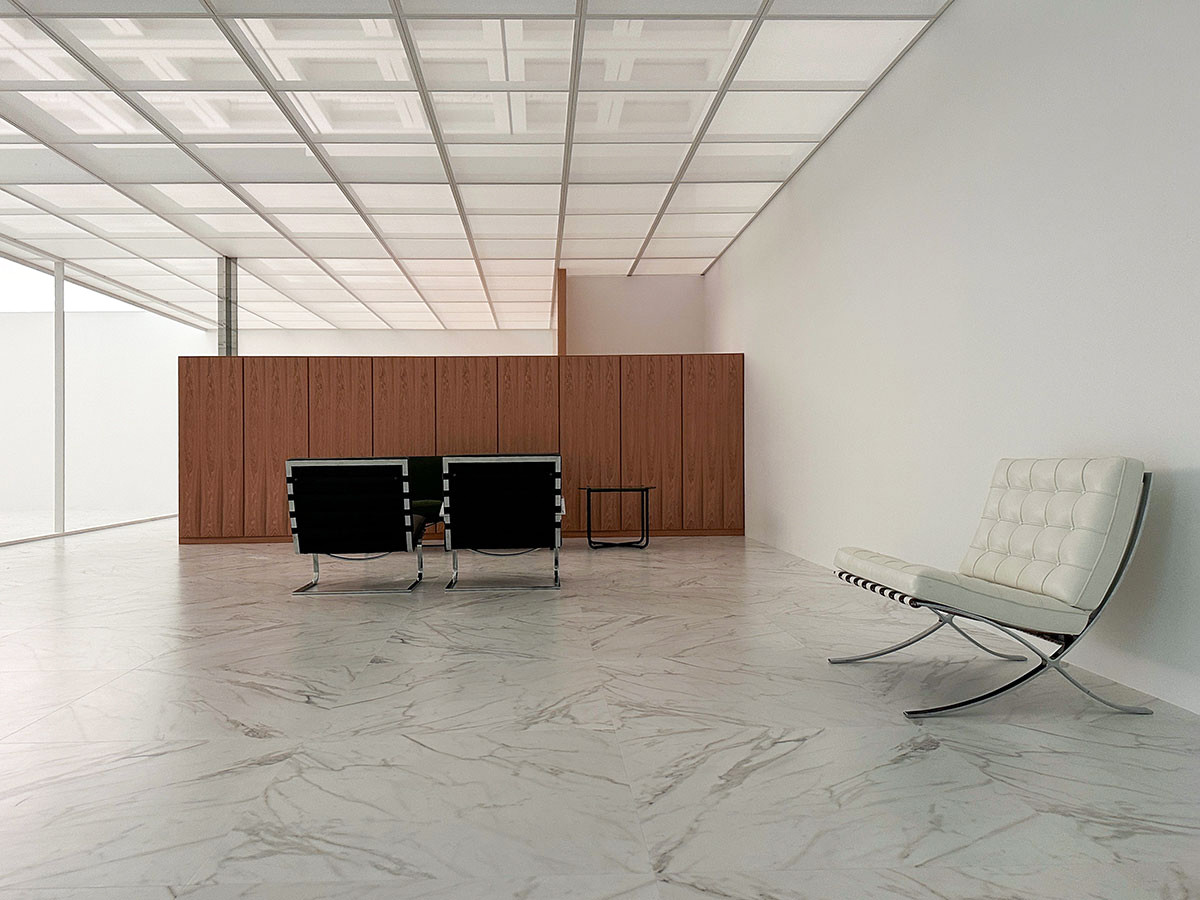 国立新美術館「リビング・モダニティ　住まいの実験 1920s-1970s」会場入口