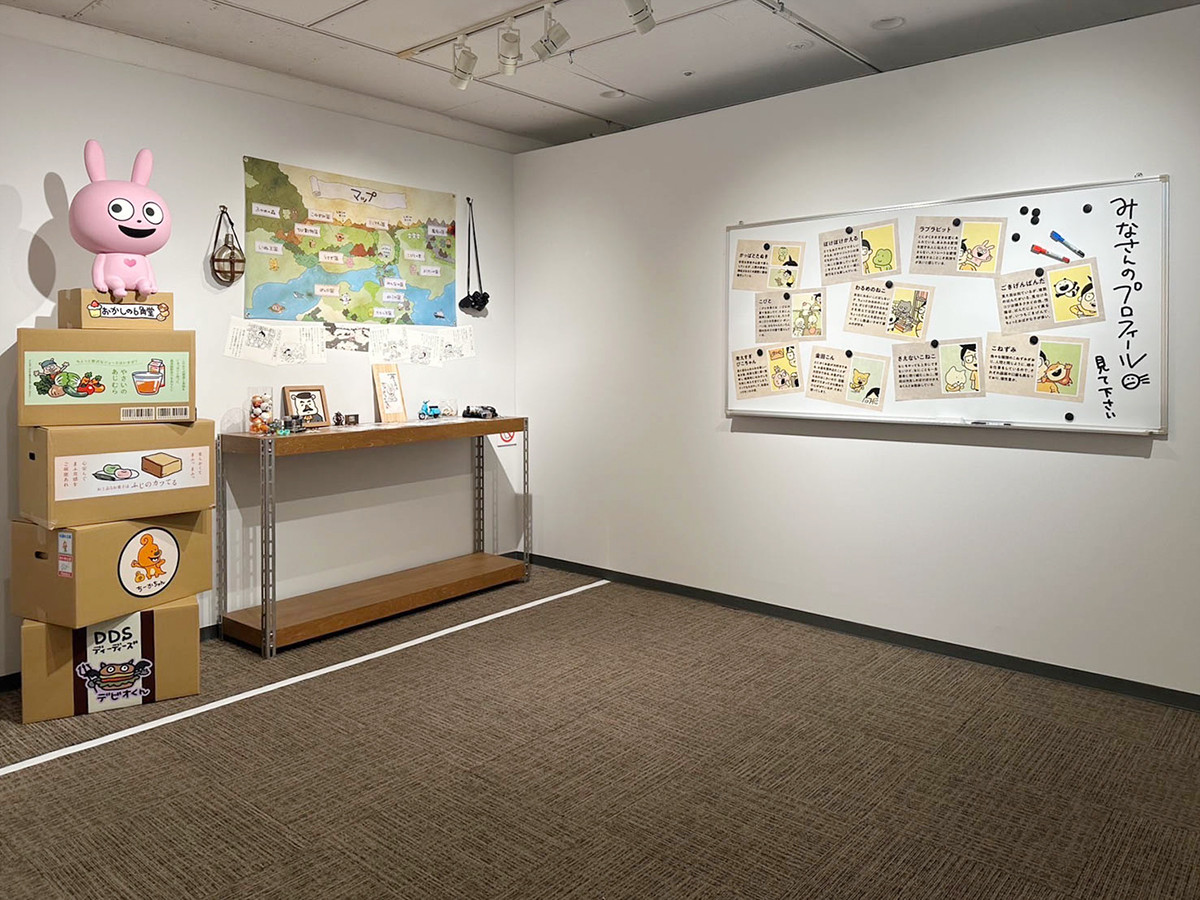 松屋銀座 8階イベントスクエア「活動10周年記念 にしむらゆうじのひみつ展」会場