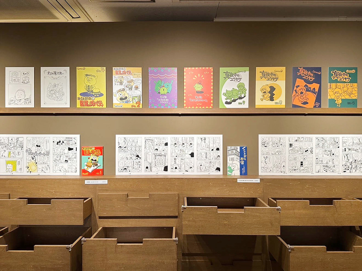 松屋銀座 8階イベントスクエア「活動10周年記念 にしむらゆうじのひみつ展」会場