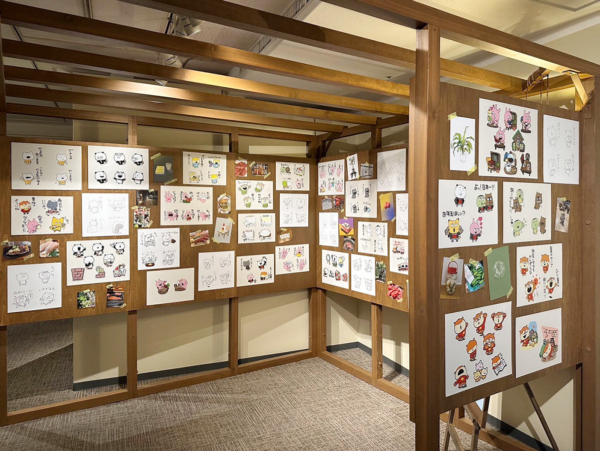 松屋銀座 8階イベントスクエア「活動10周年記念 にしむらゆうじのひみつ展」会場