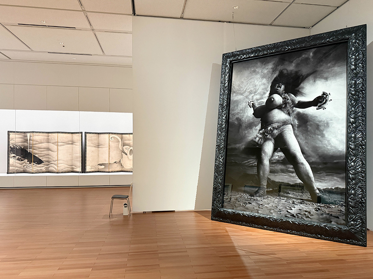 鳥取県立美術館「ART OF THE REAL アート・オブ・ザ・リアル 時代を超える美術-若冲からウォーホル、リヒターへ-」会場より 第2章「写実を超える」