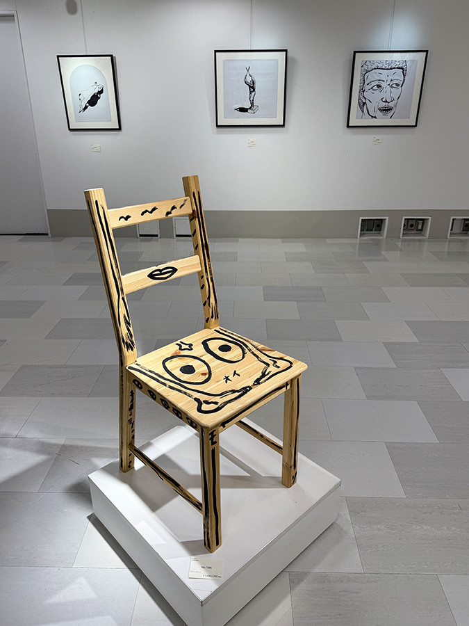 伊勢丹新宿店本館6階「TADANOBU ASANO EXHIBITION PLAY WITH PAIN(T)」会場