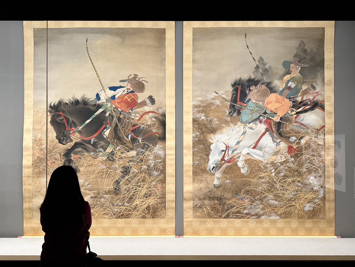 泉屋博古館東京「ライトアップ木島櫻谷Ⅱ―おうこくの線をさがしに　併設四季連作屏風」