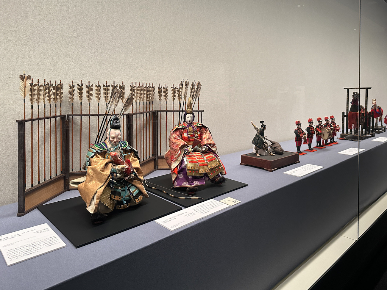 三井記念美術館「国宝の名刀と甲冑・武者絵 特集展示 三井家の五月人形」