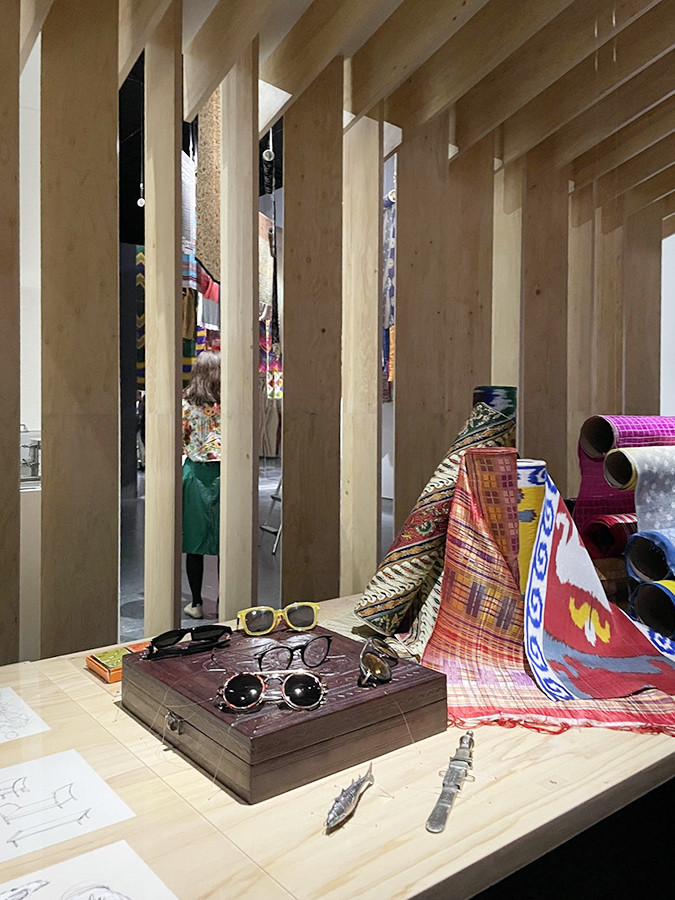 姫路市立美術館「髙田賢三展　パリに燃ゆ、永遠の革命児」会場より　遺愛品