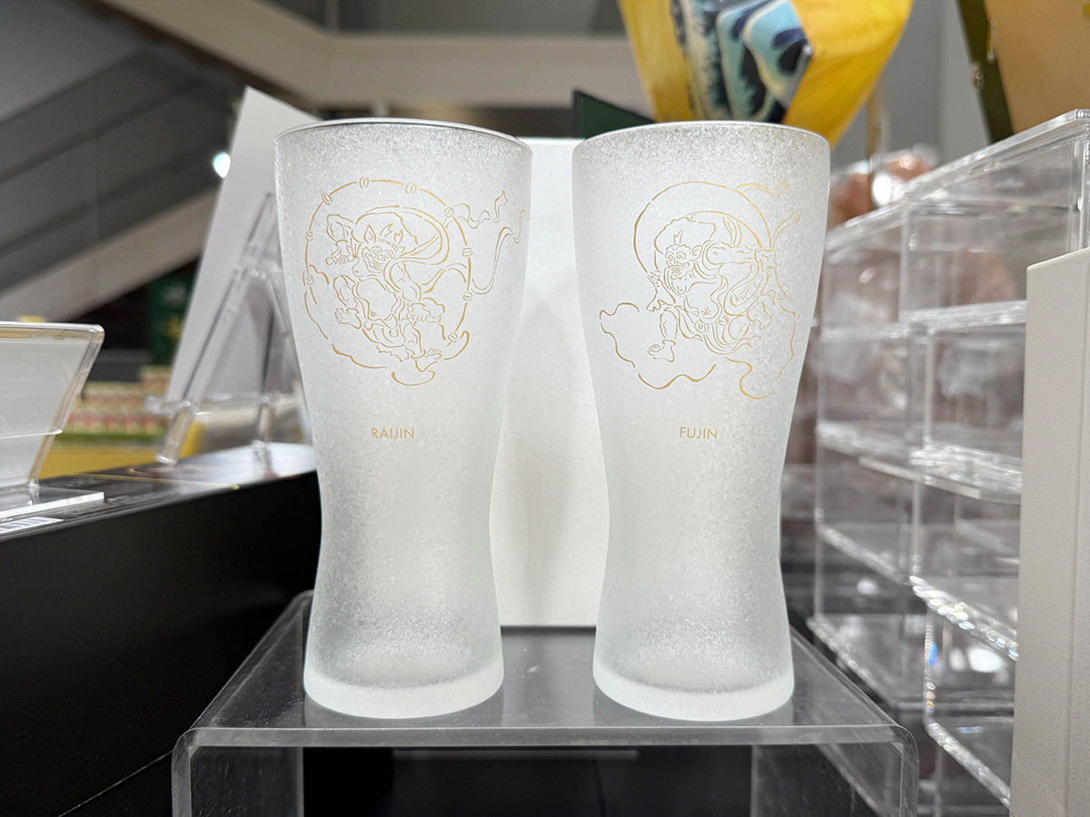 ペアグラス「風神雷神」