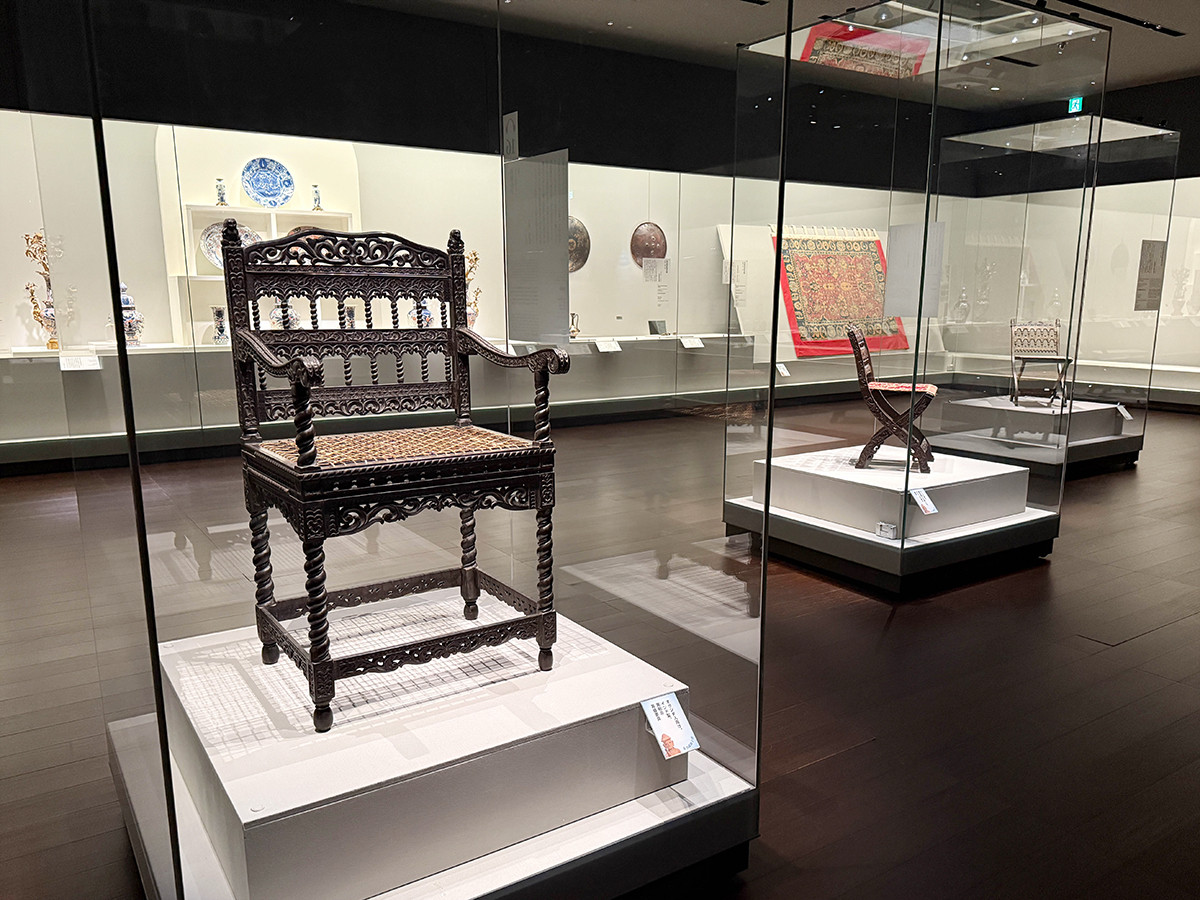 京都国立博物館　特別展「日本、美のるつぼ」会場より　第2部 Ⅱ｜グローバル時代のローカル製品