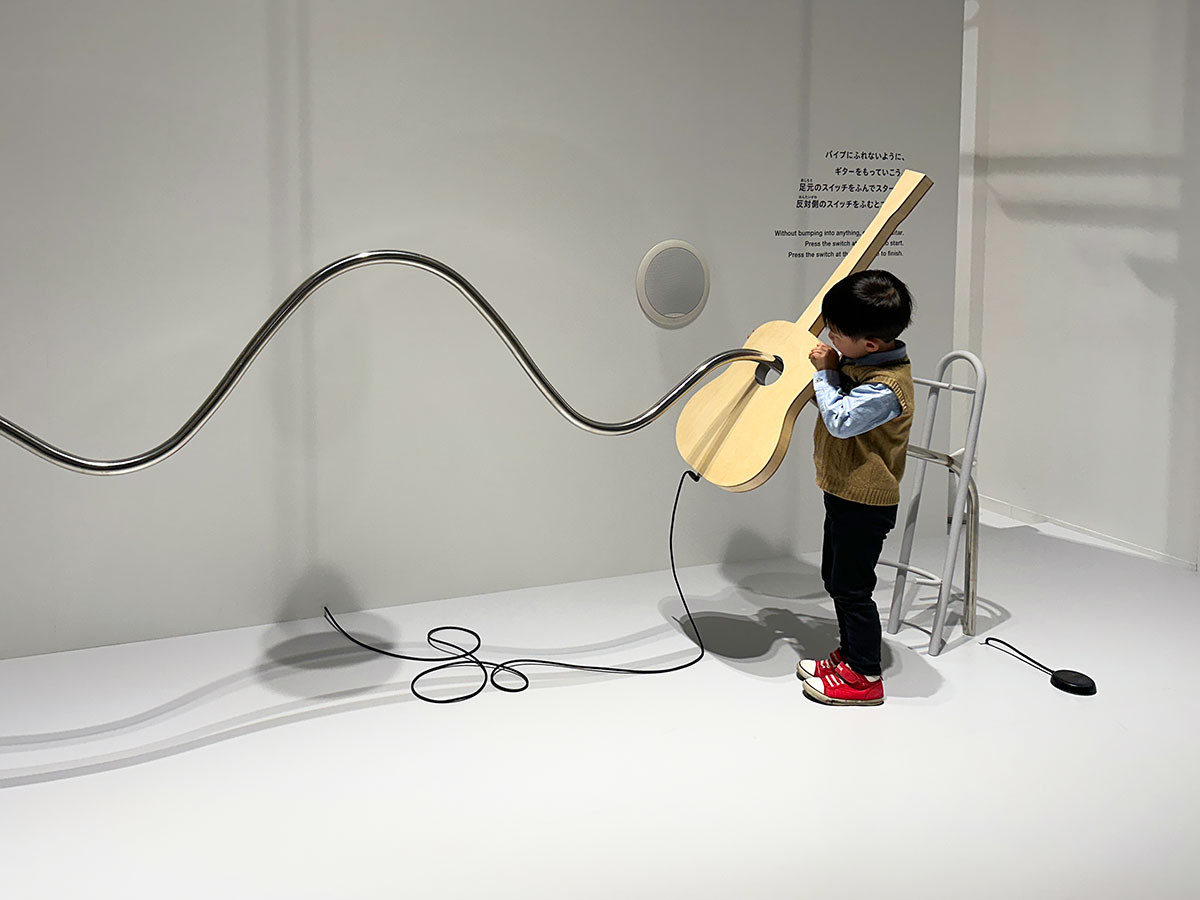 TOKYO NODE GALLERY 「デザインあ展 neo」会場より「もちはこびトライアル」