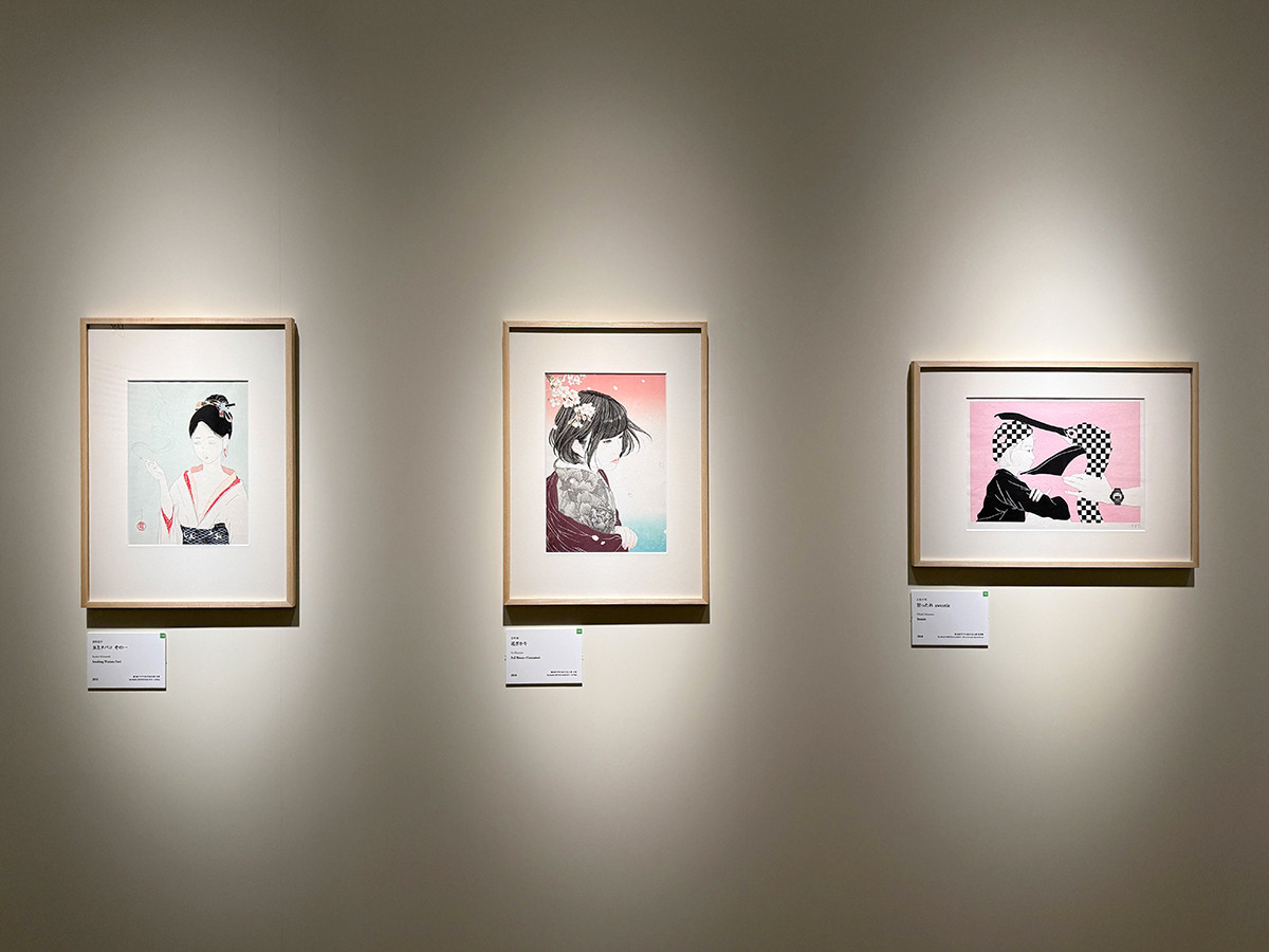 東京国立博物館「浮世絵現代」会場より　第5章「継承と発展」