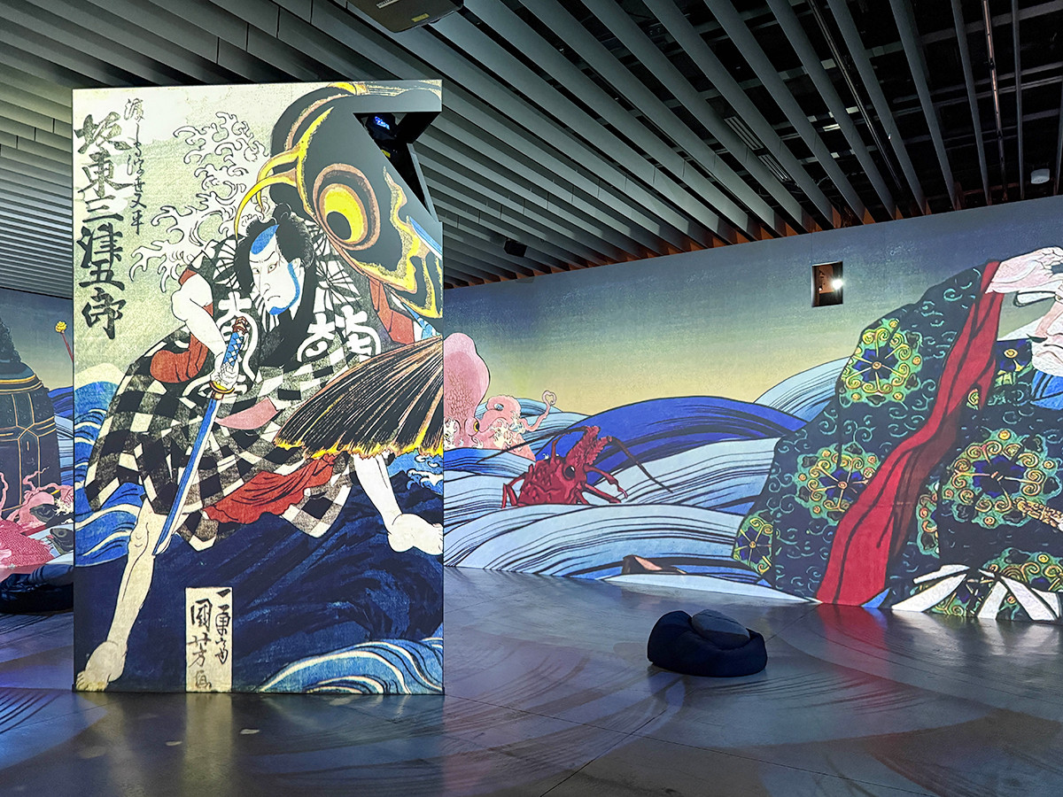 “推し絵師”が動き出す。最新のイマーシブ体験 ― 角川武蔵野ミュージアム「浮世絵 RE:BORN」（取材レポート）