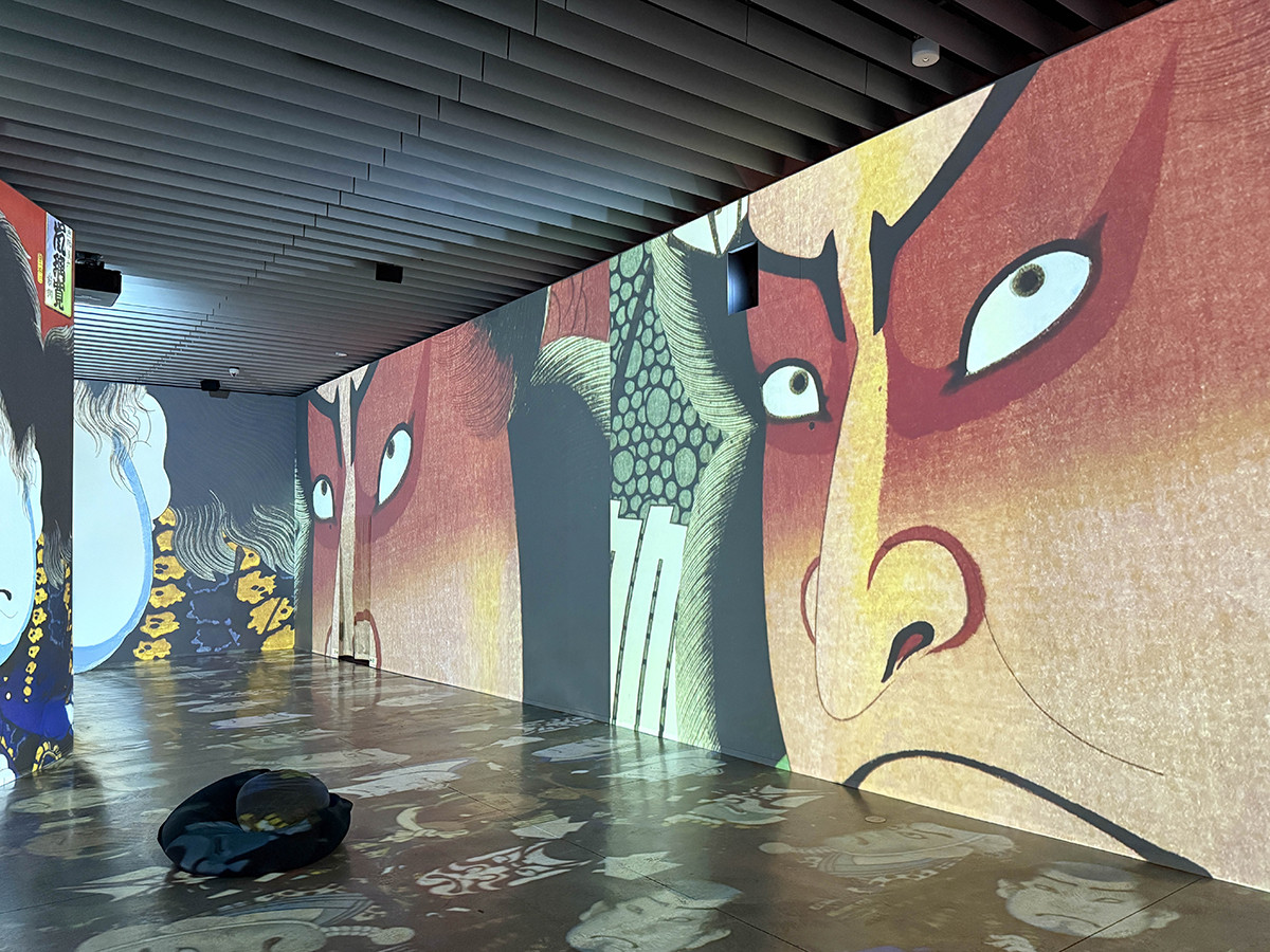 角川武蔵野ミュージアム「浮世絵 RE:BORN」会場より