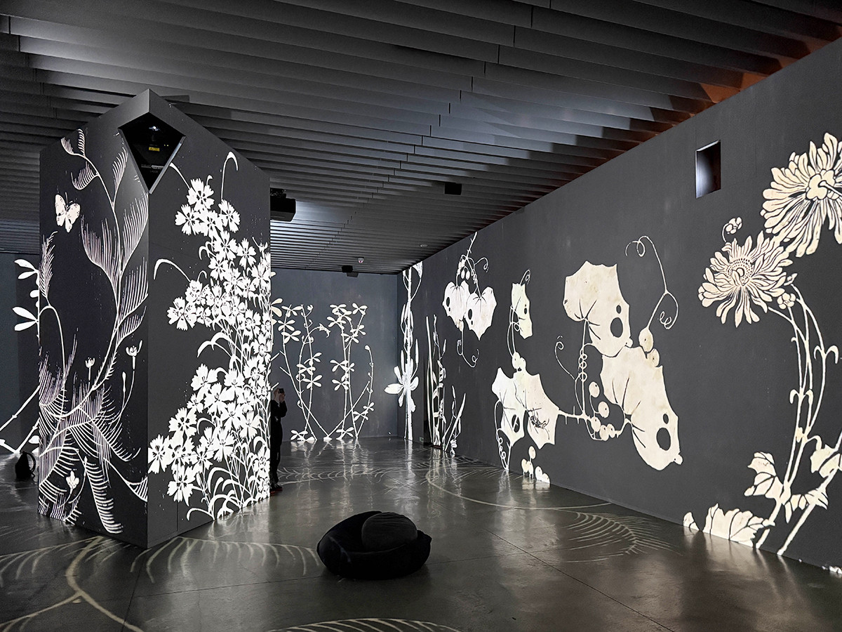 角川武蔵野ミュージアム「浮世絵 RE:BORN」会場より