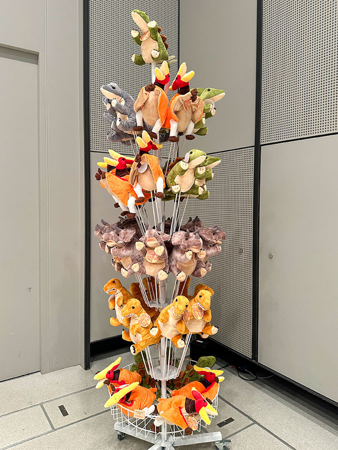 恐竜のハンドパペット