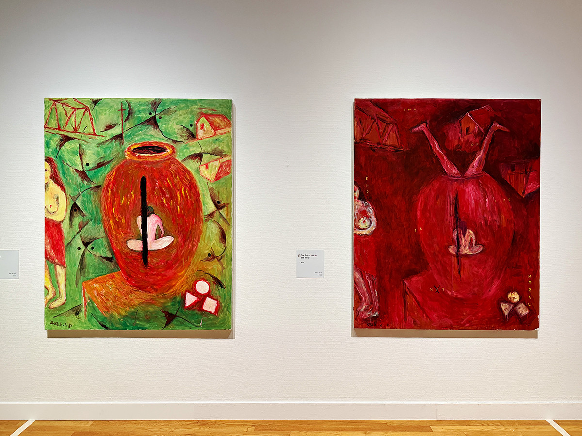 世田谷美術館「横尾忠則　連画の河」会場