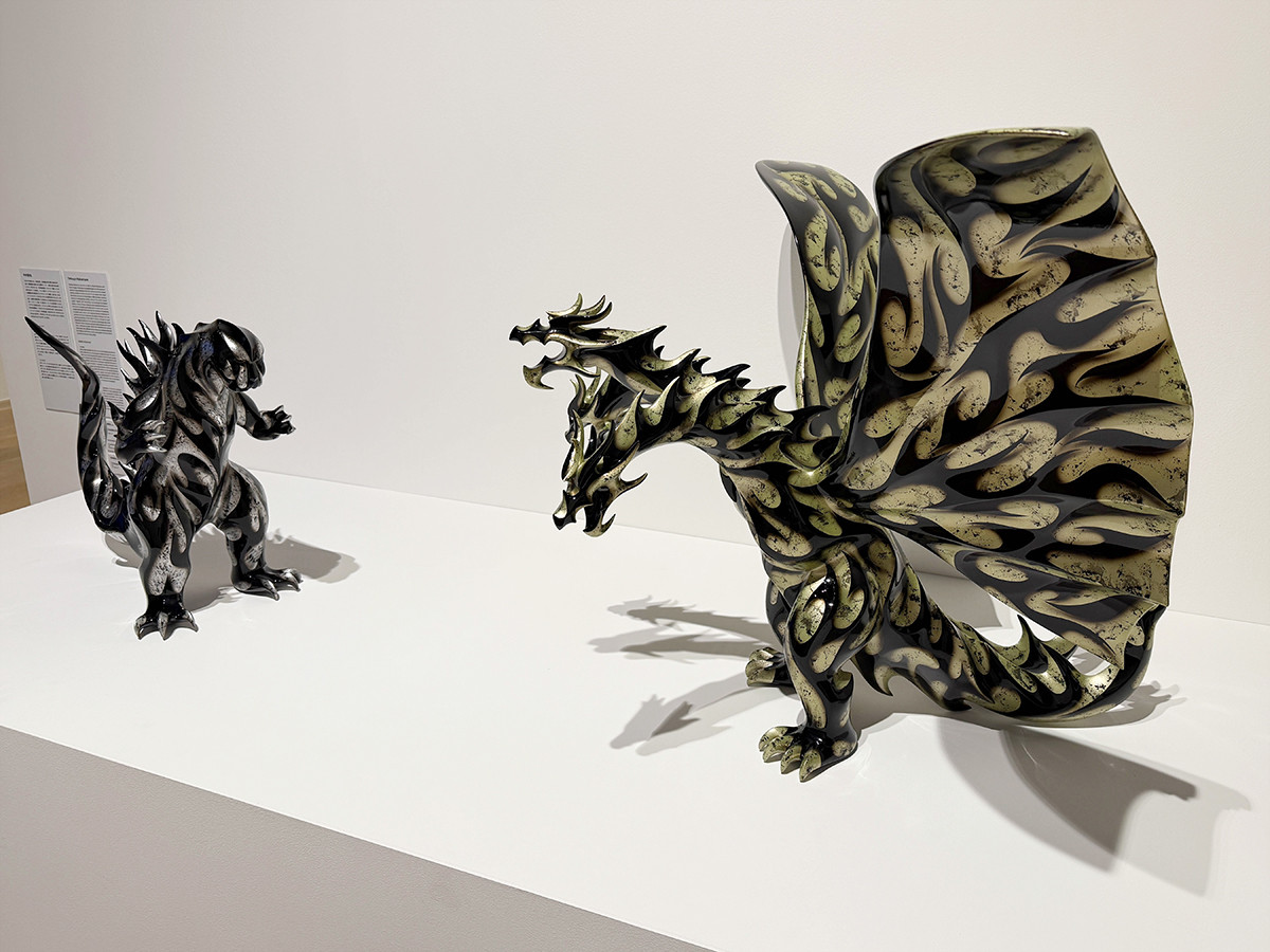 森アーツセンターギャラリー「ゴジラ・THE・アート展」会場より